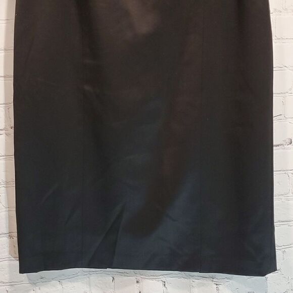 Lafayette 148 New York black wool pencil skirt - Picture 3 of 7